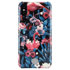 Paris Flamingo Garden iPhone X/Xs Patterned