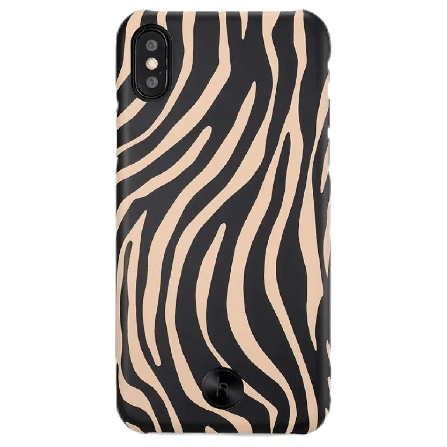 Paris Zebra iPhone X/XS Black/Beige