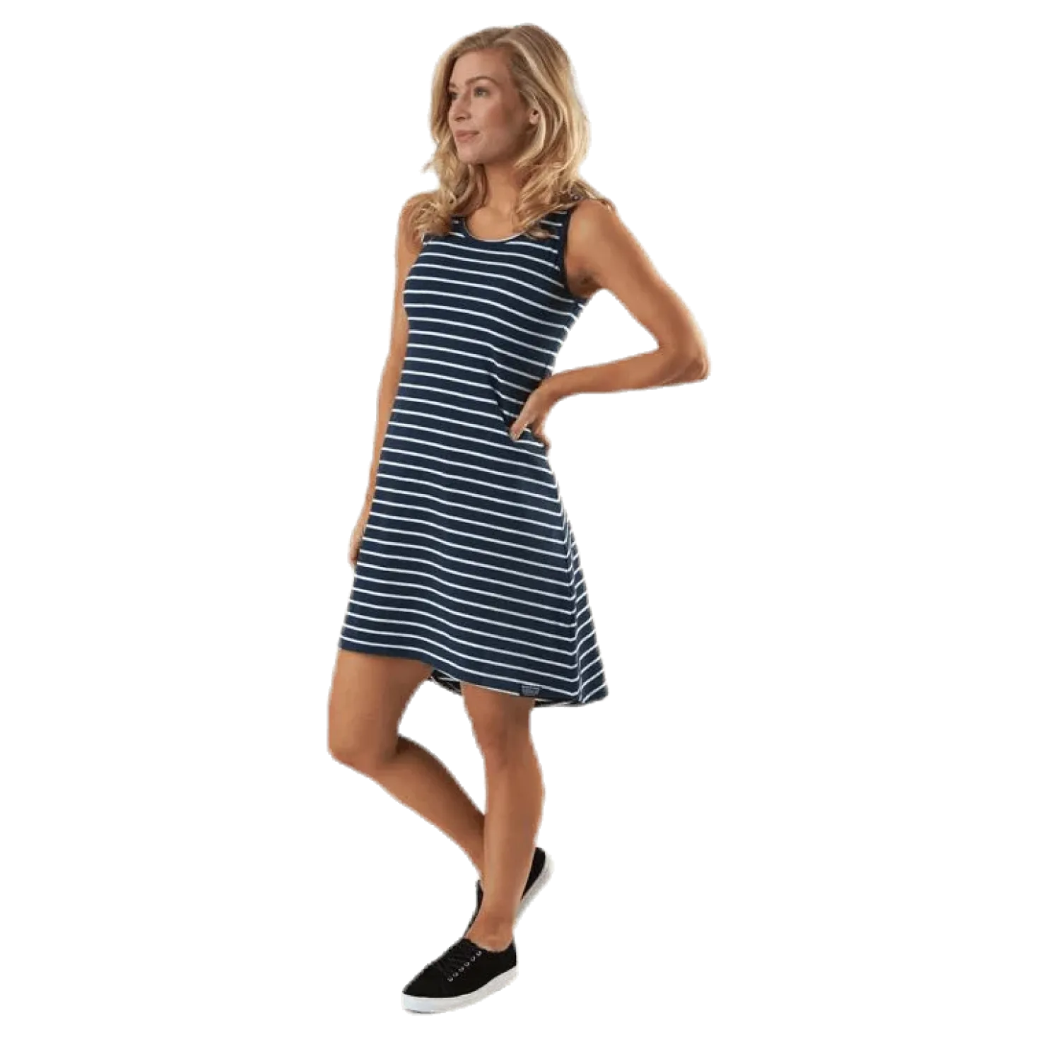 Pasadena Dress Blue/White