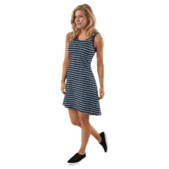 Pasadena Dress Blue/White