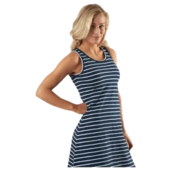 Pasadena Dress Blue/White
