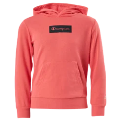 Pastel Hooded Sweatshirt Junior Red