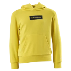 Pastel Hooded Sweatshirt Junior Yellow