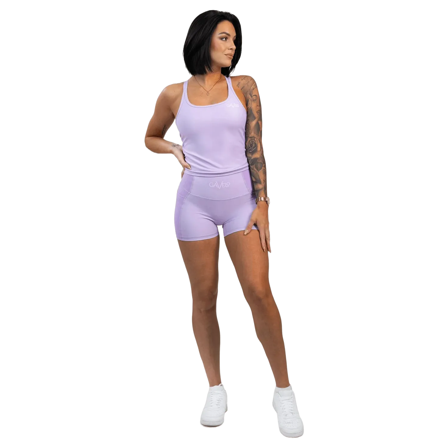 Pastel Paradise Shorts Lilac