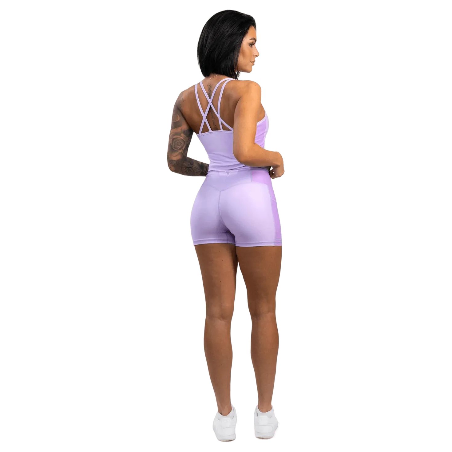 Pastel Paradise Shorts Lilac