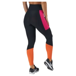 Paula High Waist 7/8 Tight Black-beetroot Purple-mandarin