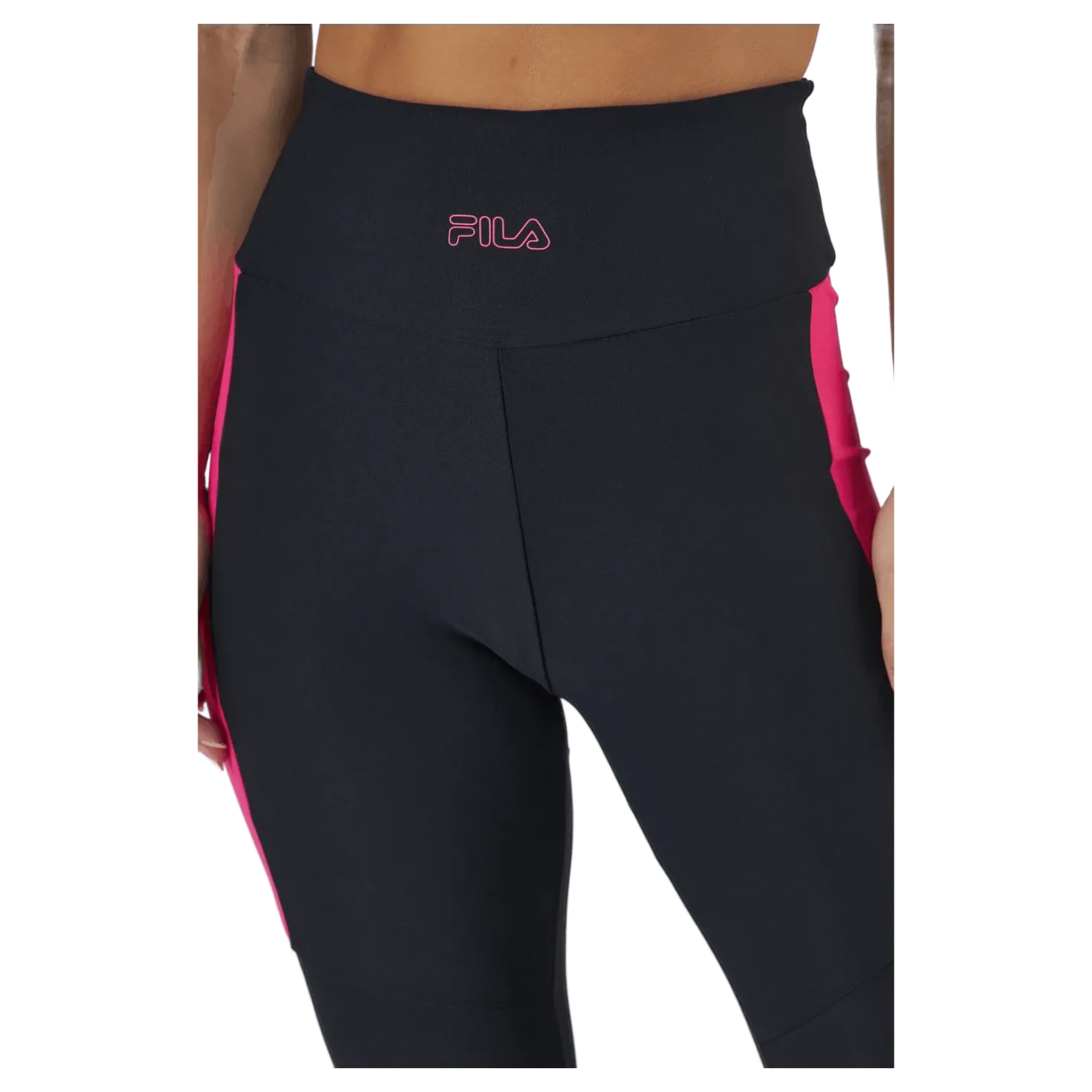 Paula High Waist 7/8 Tight Black-beetroot Purple-mandarin