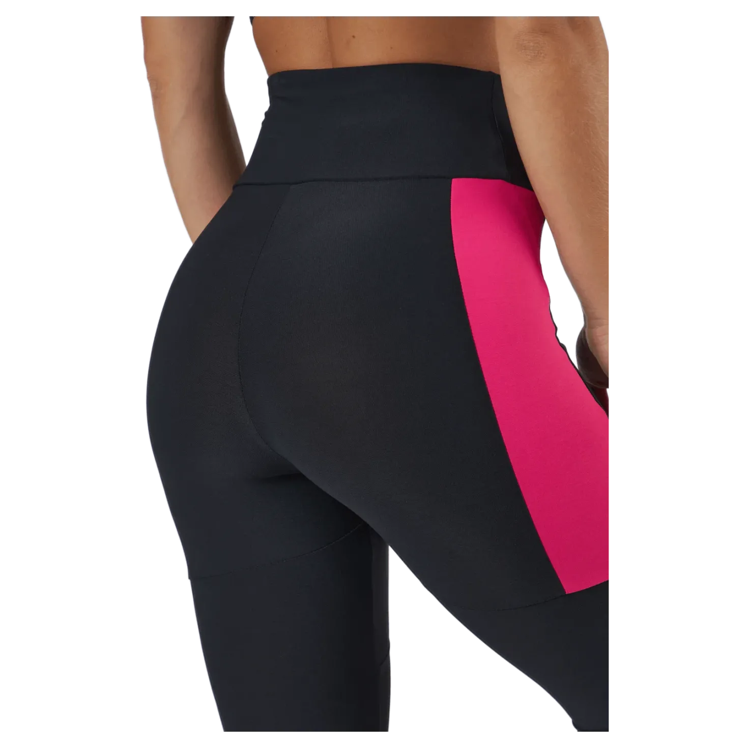 Paula High Waist 7/8 Tight Black-beetroot Purple-mandarin