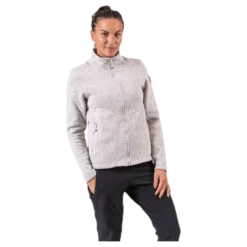 Paulina Melange Fleece Jacket Beige