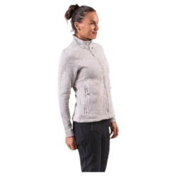 Paulina Melange Fleece Jacket Beige