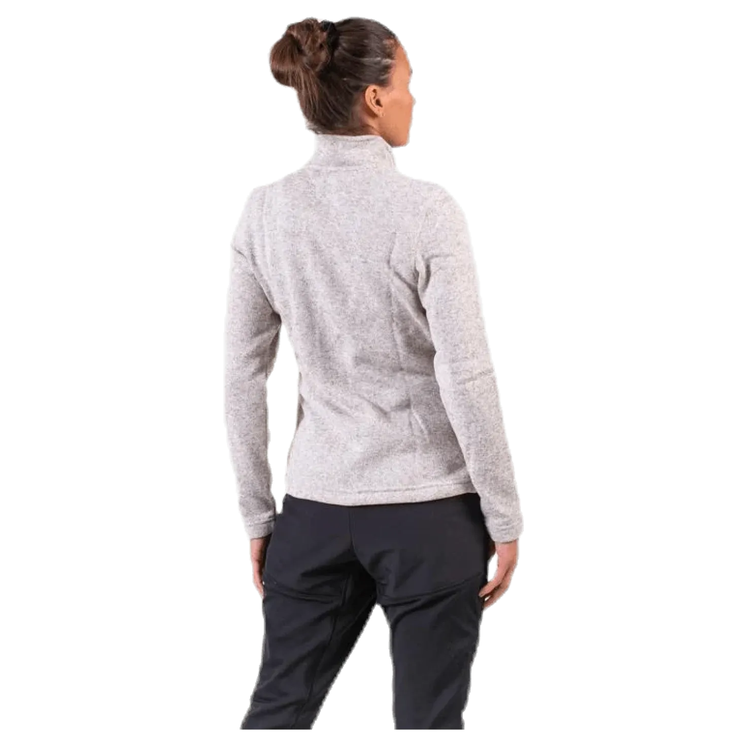 Paulina Melange Fleece Jacket Beige
