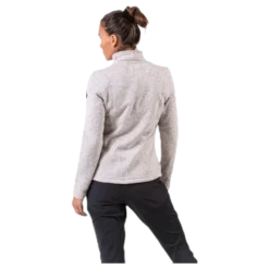 Paulina Melange Fleece Jacket Beige