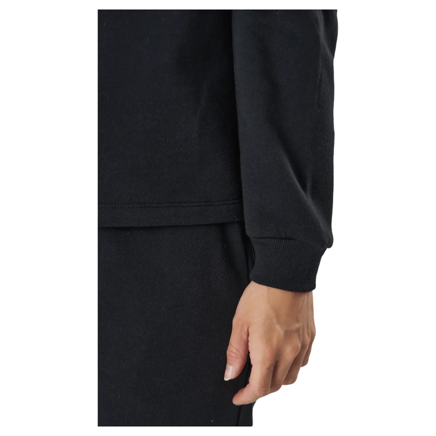 Pcchilli Ls Hoodie Noos Bc Black