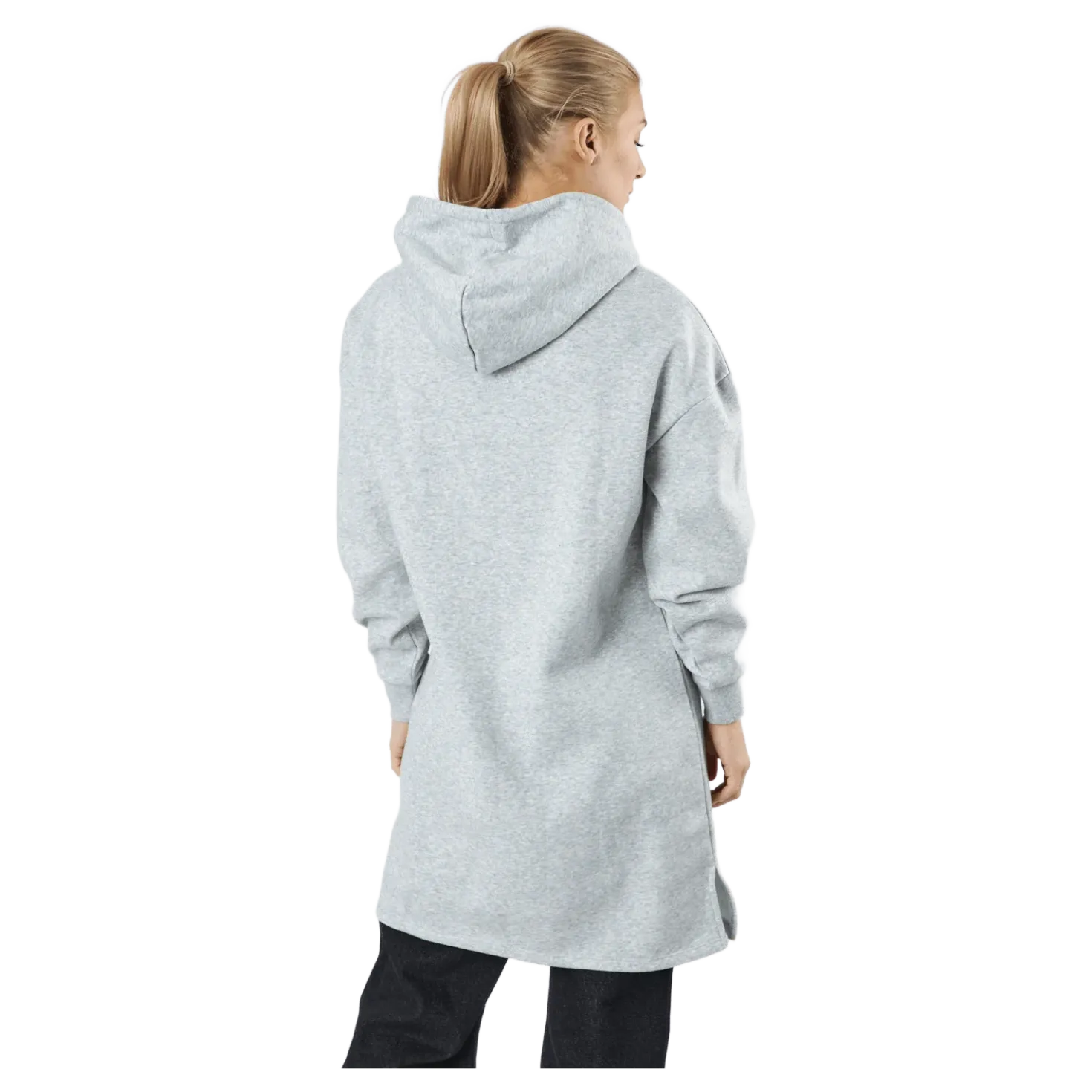 Pcchilli Ls Sweat Dress Bc Light Grey Melange