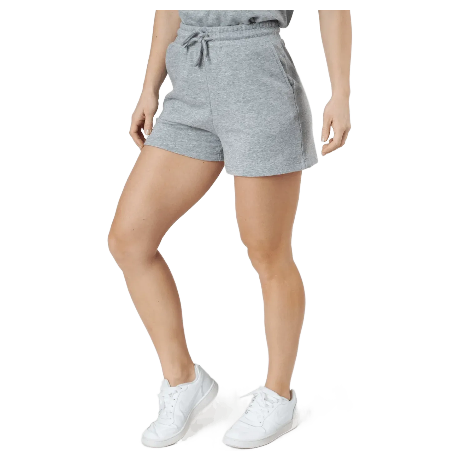 Pcchilli Summer Hw Shorts Light Grey Melange