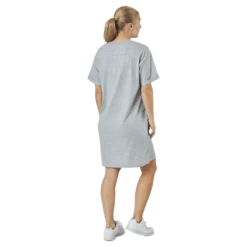 Pcria Ss Dress Bc Light Grey Melange