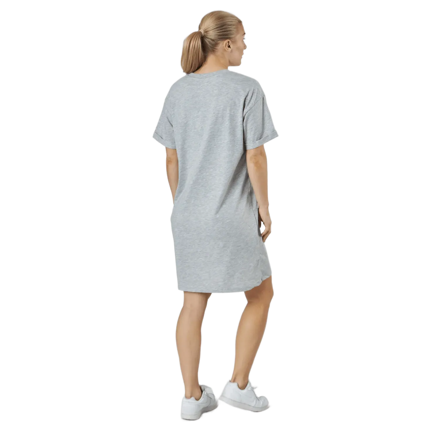 Pcria Ss Dress Bc Light Grey Melange