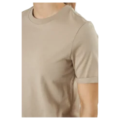 Pcria Ss Fold Up Solid Tee Bc Silver Mink