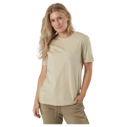 Pcria Ss Fold Up Solid Tee Noo White Pepper