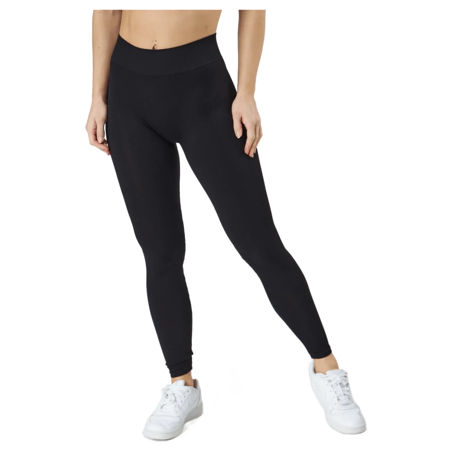 Pcsymmi Rib Leggings Bc Black