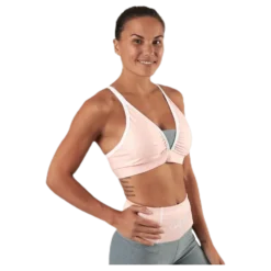 Peach Swirl Sports Bra Orange