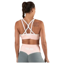 Peach Swirl Sports Bra Orange