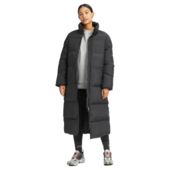 Pebble Drawstring Coat Black