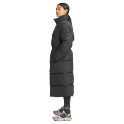 Pebble Drawstring Coat Black
