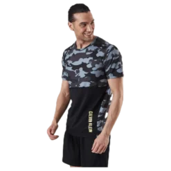 Perfect Workout SS Tee Patterned/Black