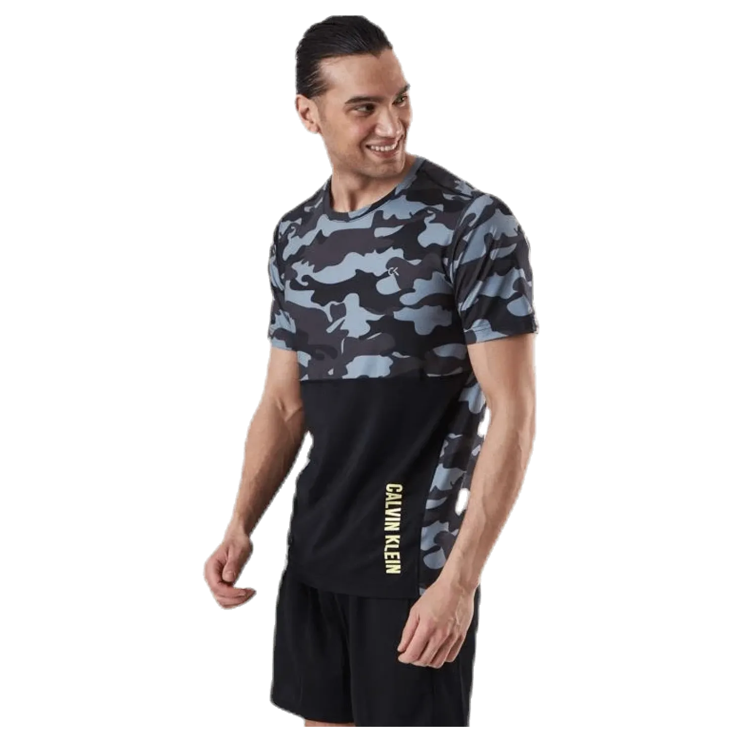 Perfect Workout SS Tee Patterned/Black