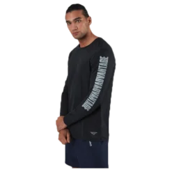 Perf Night LS Tee Black