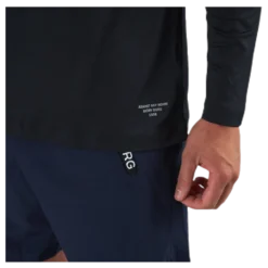 Perf Night LS Tee Black