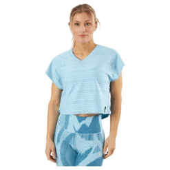 Perforated T-Shirt Blue Pearl