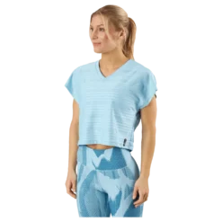 Perforated T-Shirt Blue Pearl