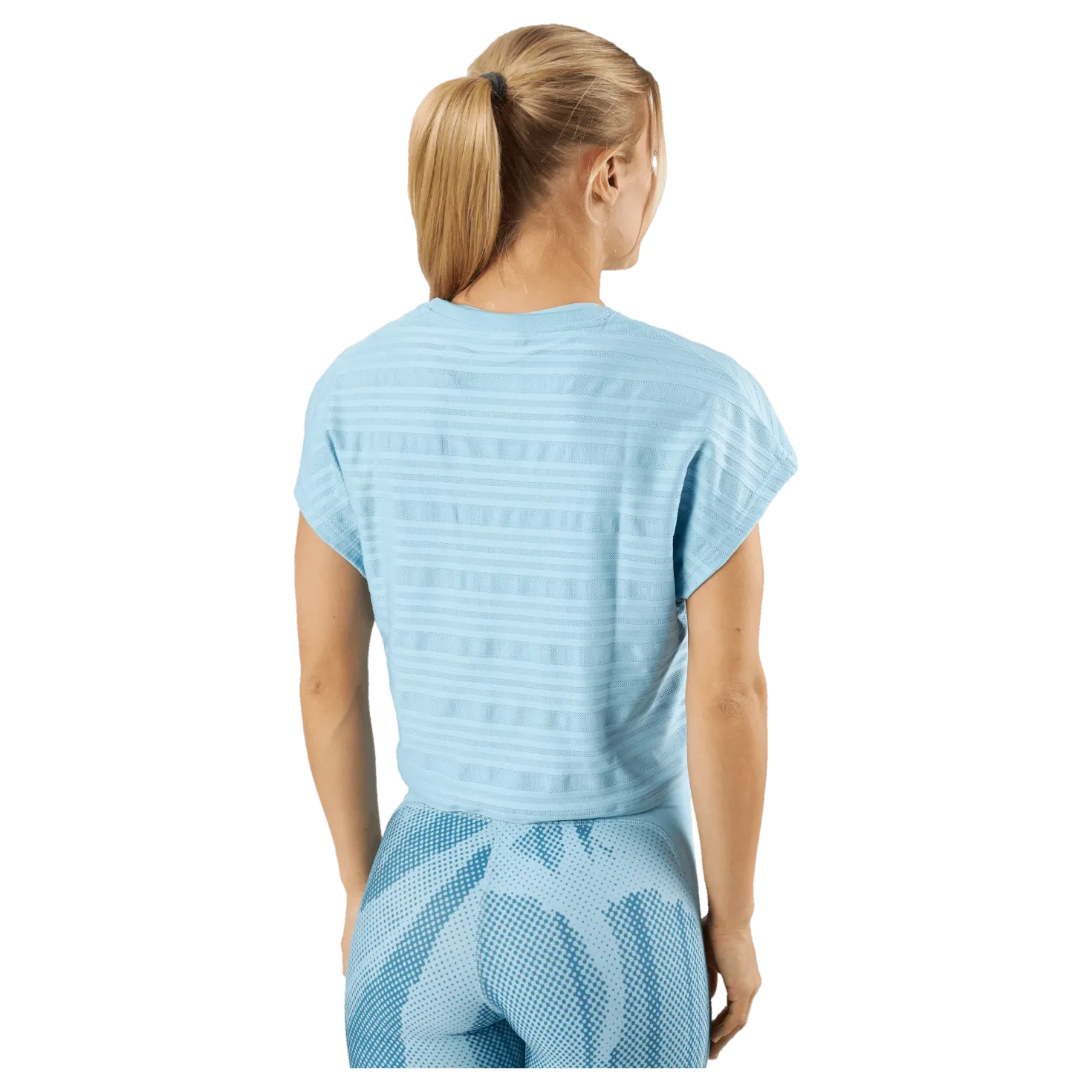 Perforated T-Shirt Blue Pearl