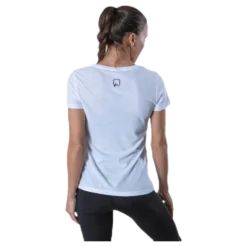 Performance Athl V-Neck Ss Tee White