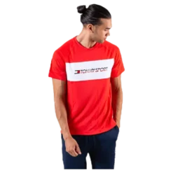 Performance Mesh Tee Red