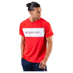 Performance Mesh Tee Red