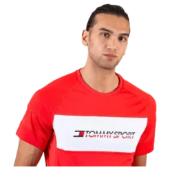 Performance Mesh Tee Red
