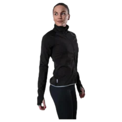 Performance Run Brushed Ls Zip Black