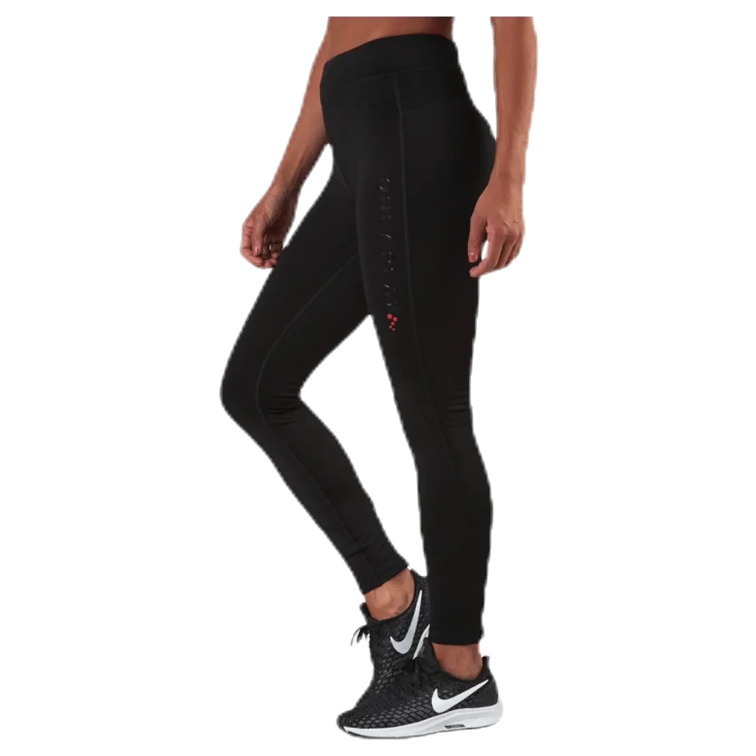 Performance Run Brushed Tights Black