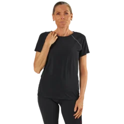 Performance Run Ss Tee Black