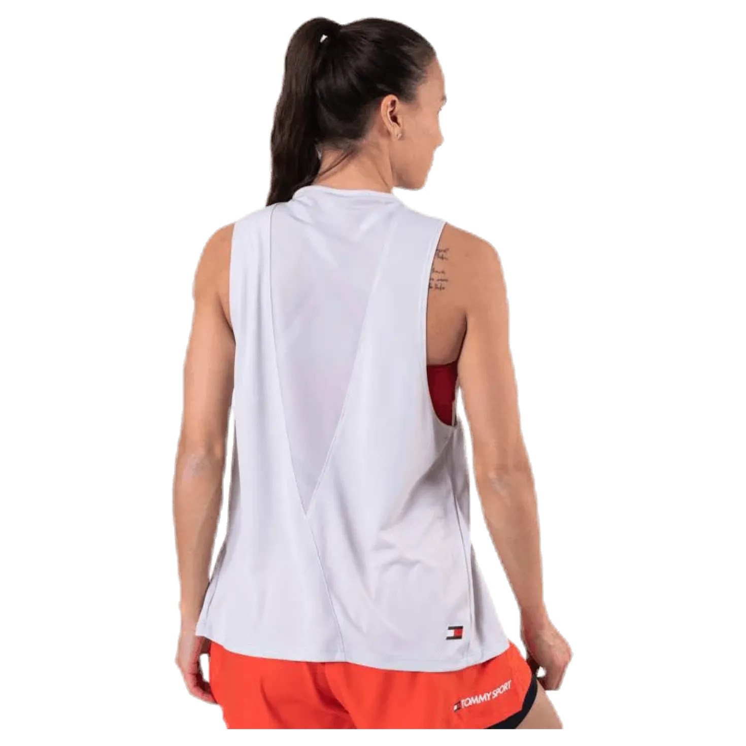 Performance Tank Top Logo Grey