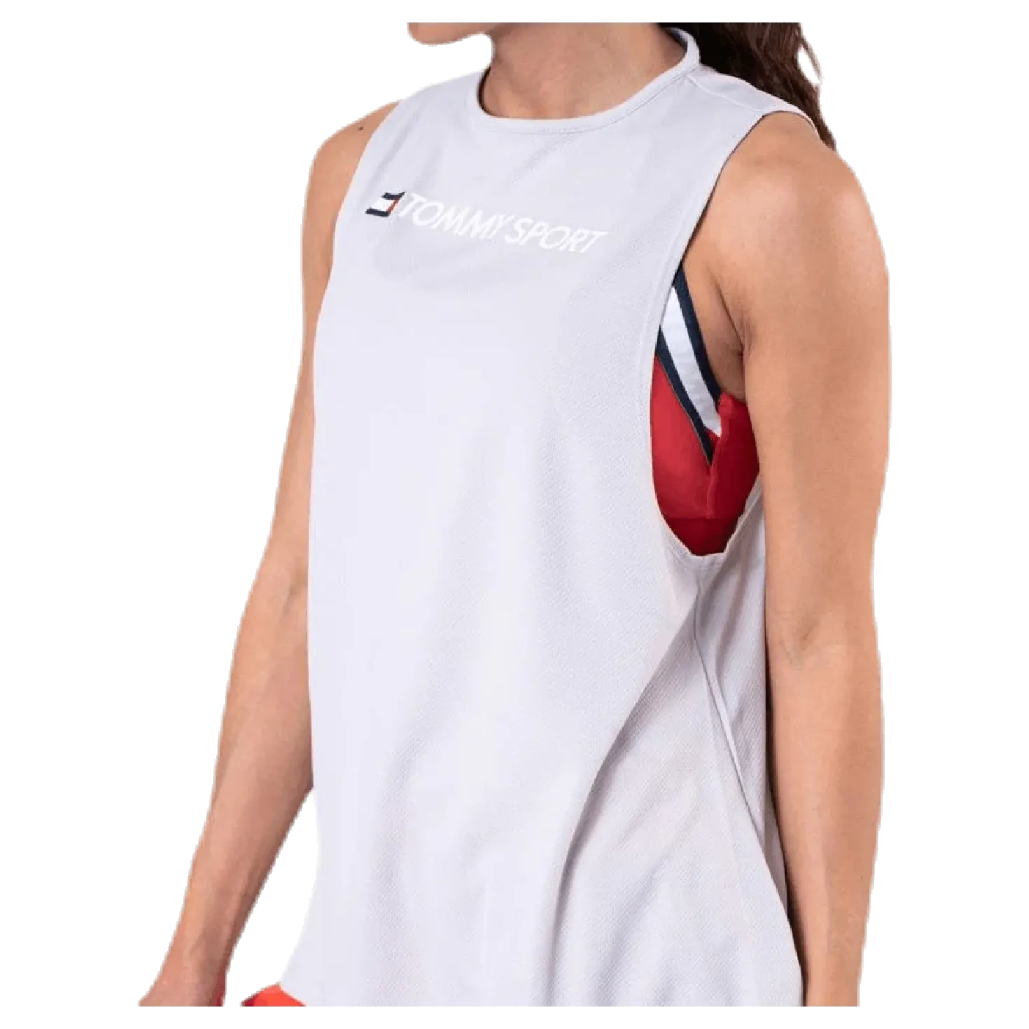Performance Tank Top Logo Grey