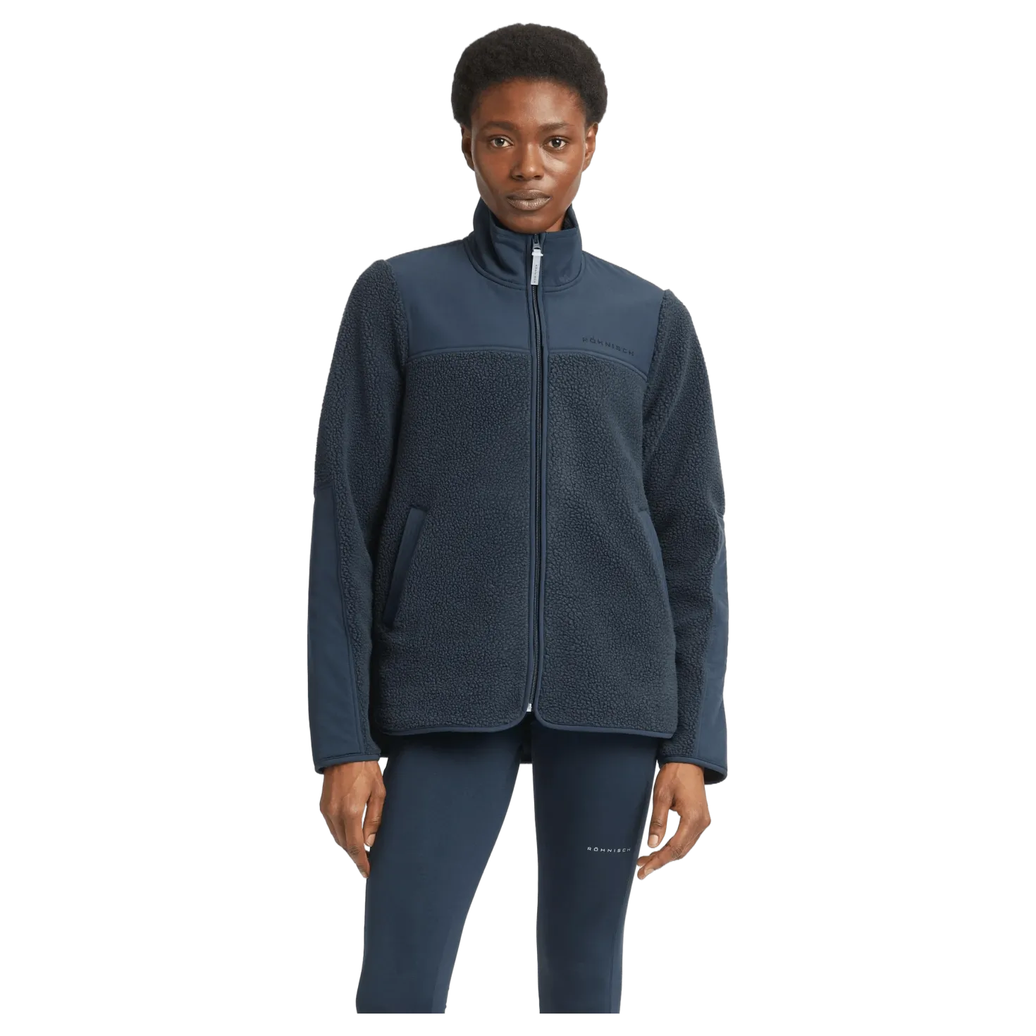 Phoebe Pile Jacket Space Navy