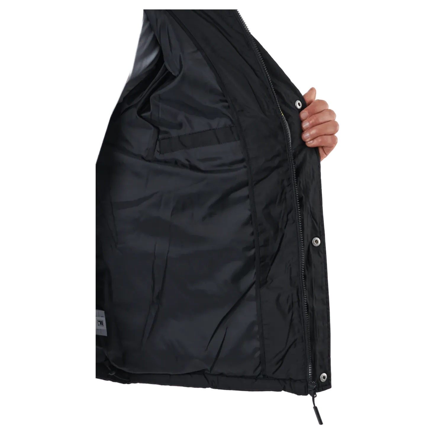 Pirro Blocked Puff Jacket Black-asphalt-sulphur Spring