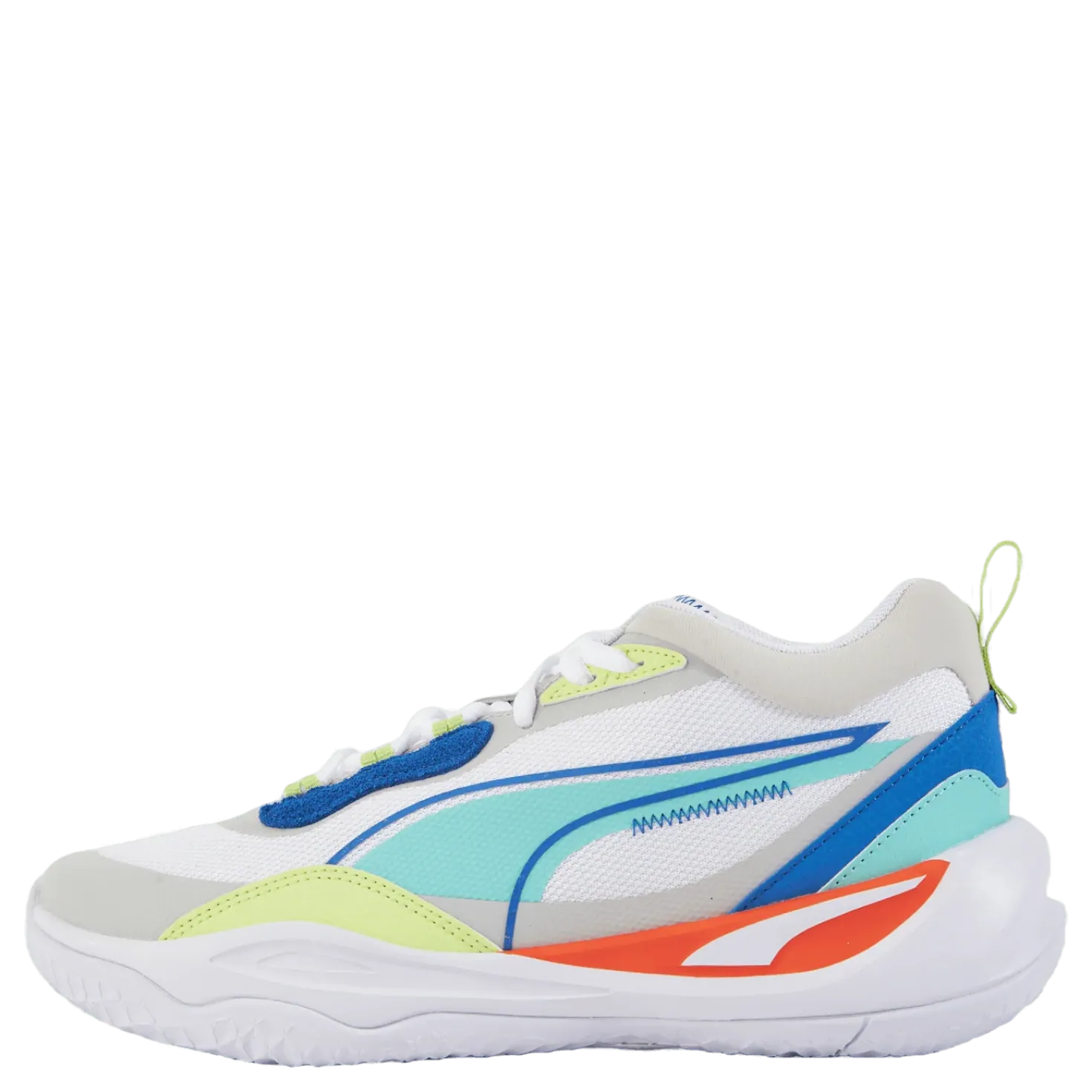 Playmaker Jr Puma White-mint-victoria Blue