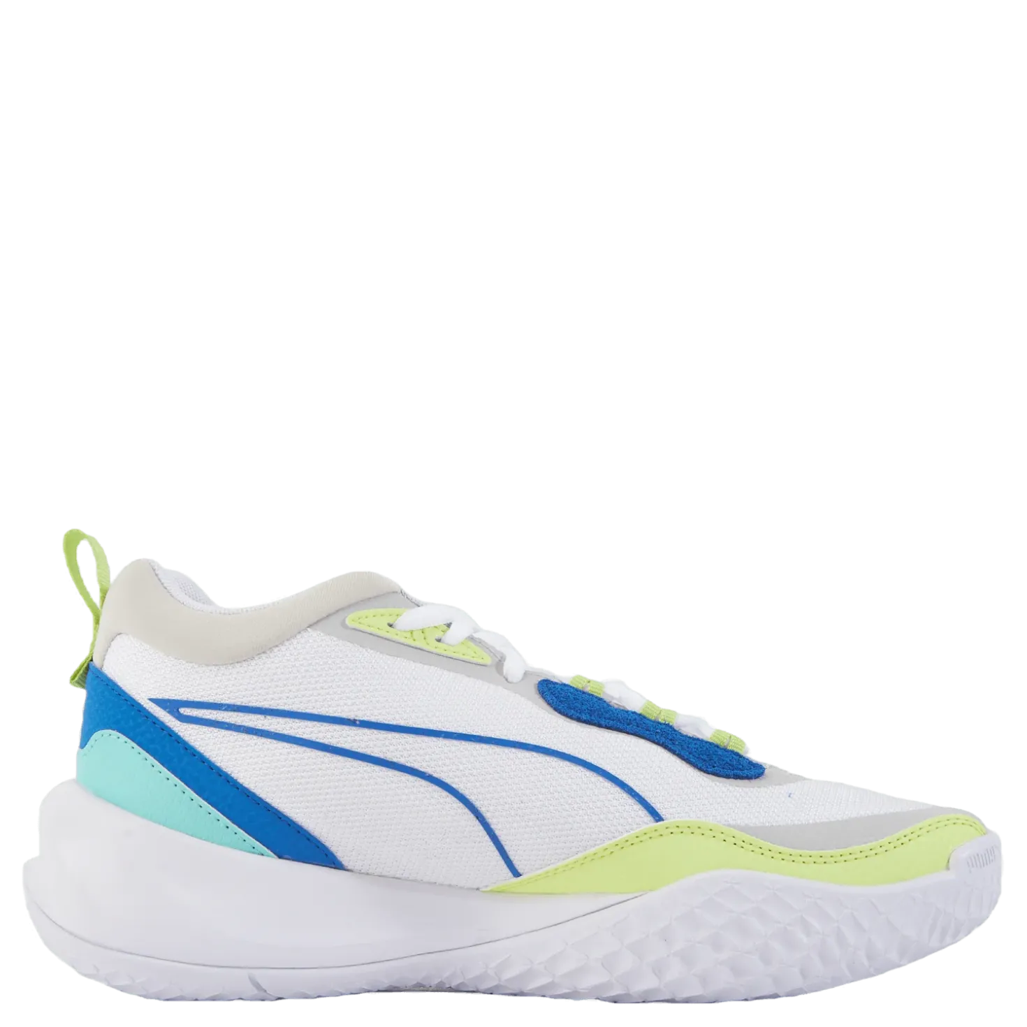 Playmaker Jr Puma White-mint-victoria Blue