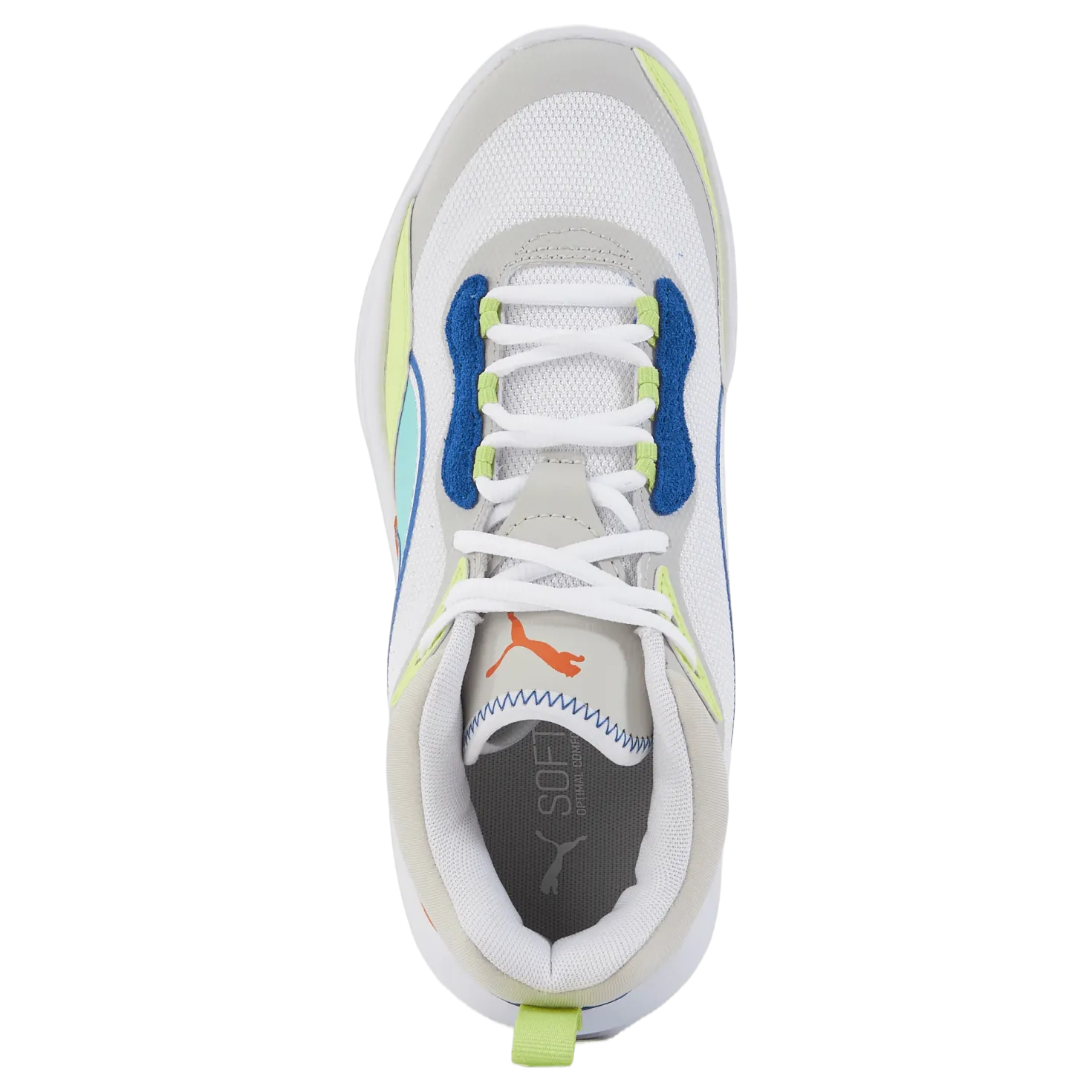Playmaker Jr Puma White-mint-victoria Blue