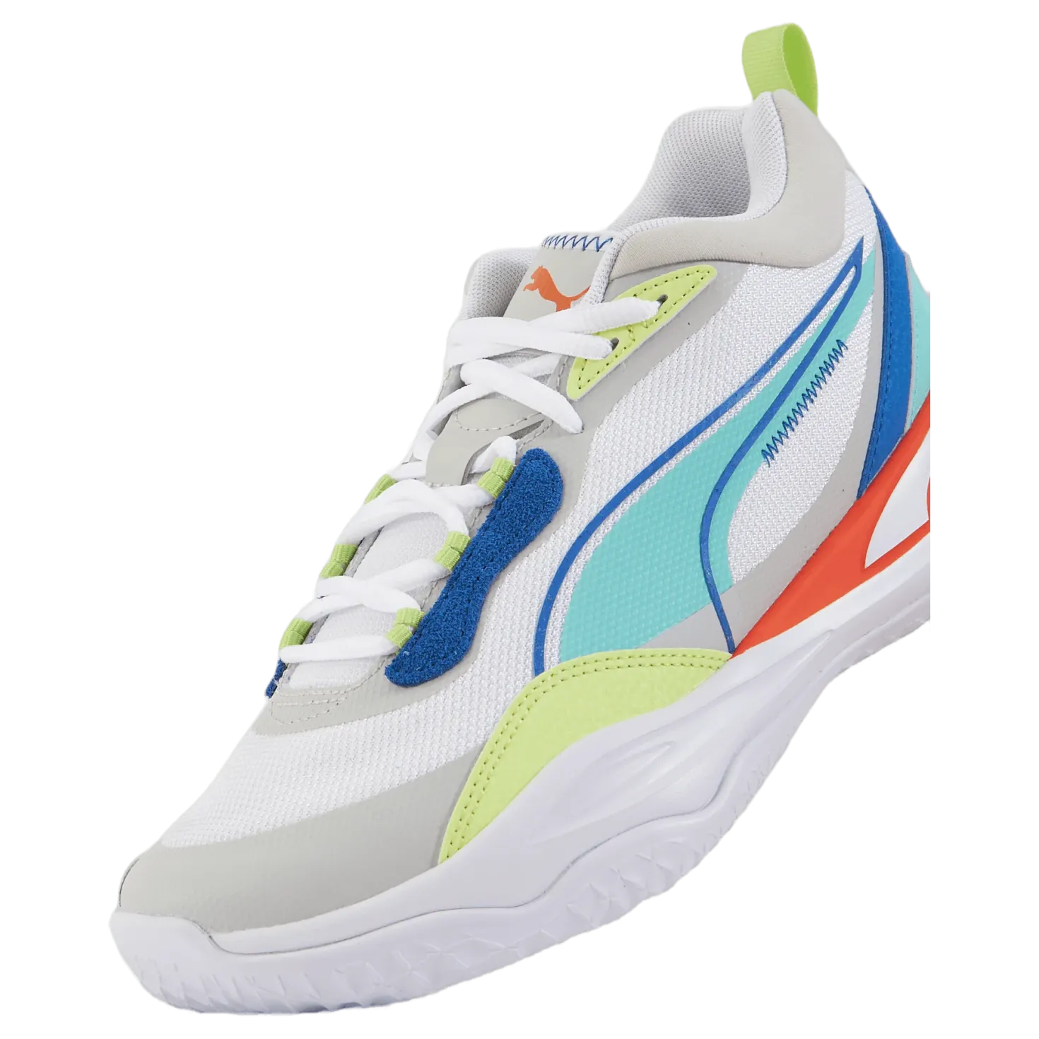 Playmaker Jr Puma White-mint-victoria Blue